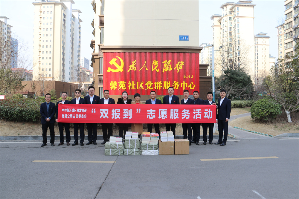 城区开发公司党支部开展学雷锋“双报到”进社区活动