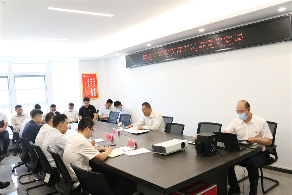 城区开发公司党支部开展党支部书记讲党史专题党课活动